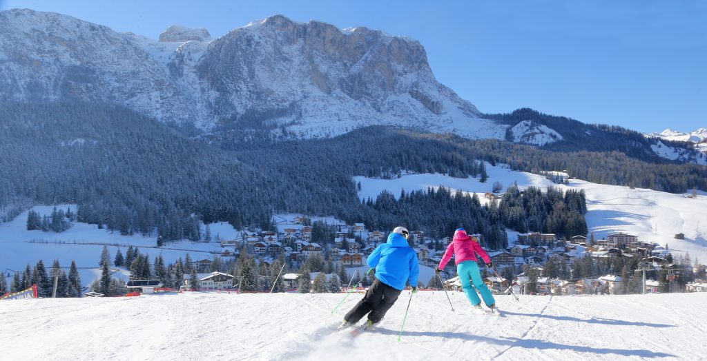 Skifahren in Südtirol, Alta Badia, La Crusc